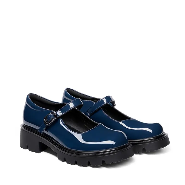 Women’s Chunky Mary Jane Pumps with Padded Collar