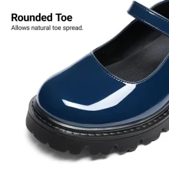 Women’s Chunky Mary Jane Pumps with Padded Collar
