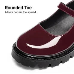 Women’s Chunky Mary Jane Pumps with Padded Collar