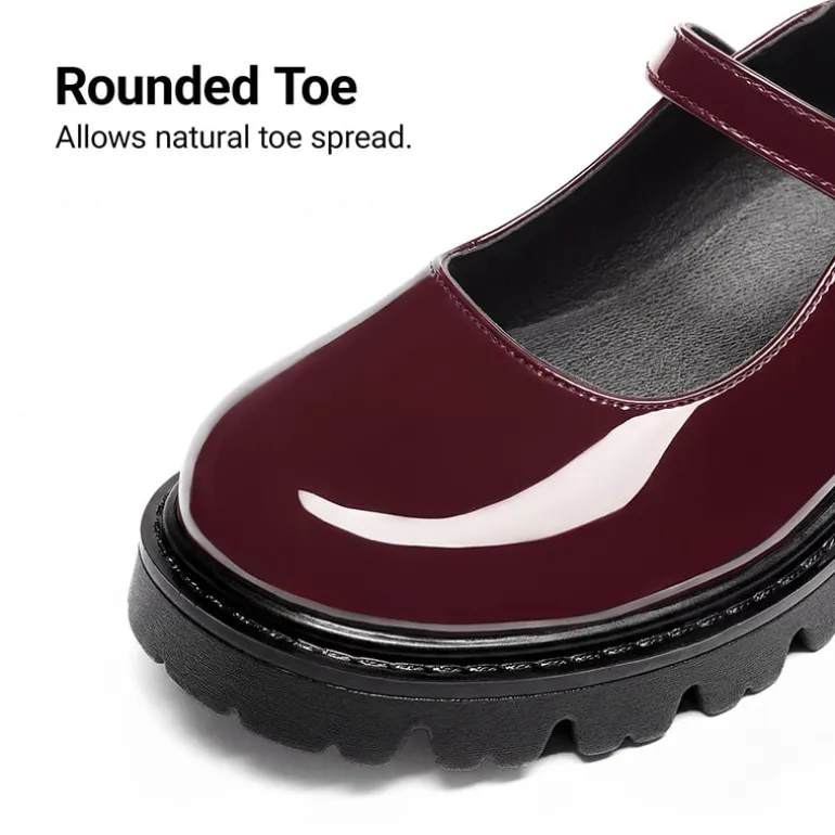 Women’s Chunky Mary Jane Pumps with Padded Collar