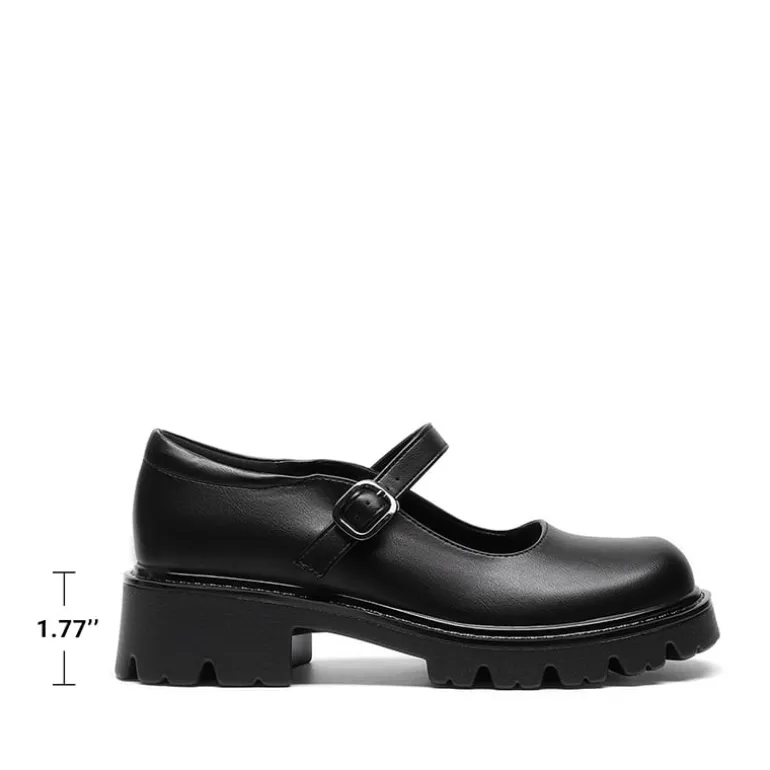 Women’s Chunky Mary Jane Pumps with Padded Collar