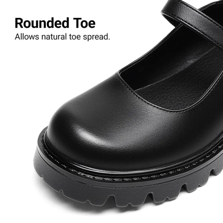 Women’s Chunky Mary Jane Pumps with Padded Collar