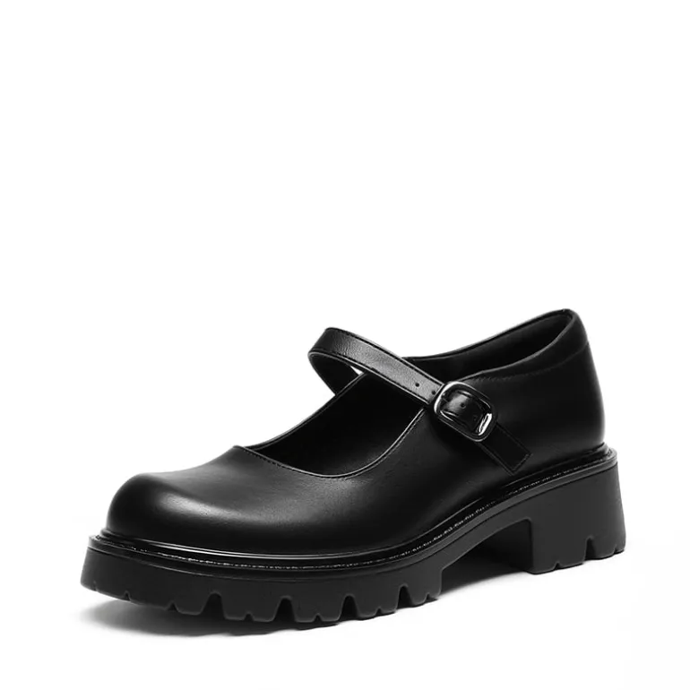 Women’s Chunky Mary Jane Pumps with Padded Collar