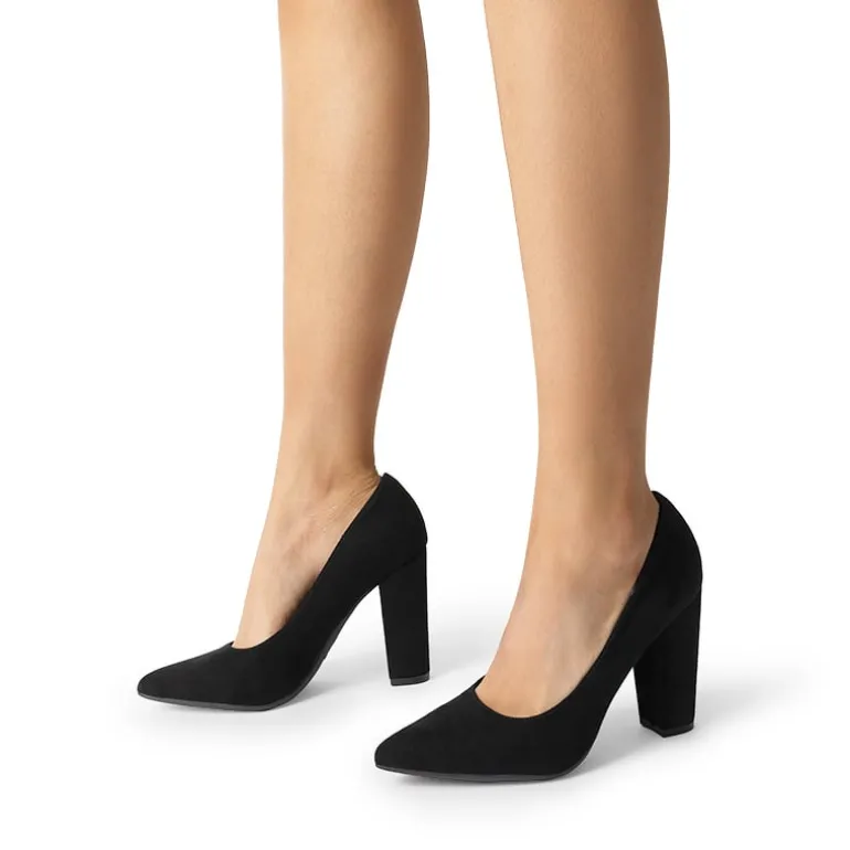 Women’s Classic Chunky Heel Dress Pumps