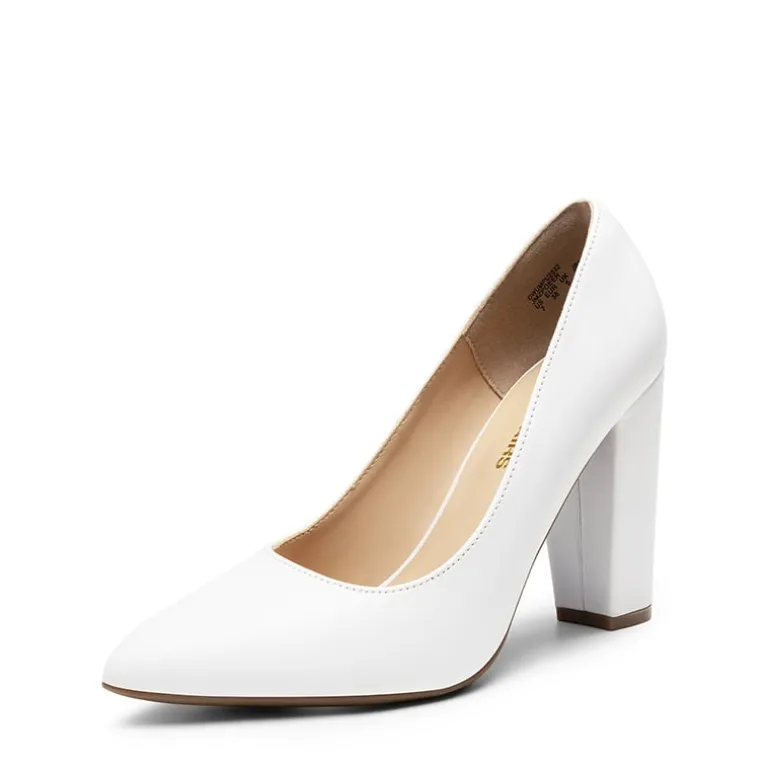 Women’s Classic Chunky Heel Dress Pumps