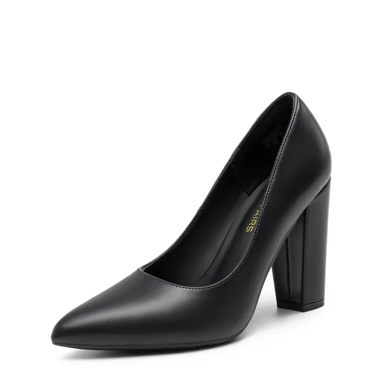 Women’s Classic Chunky Heel Dress Pumps