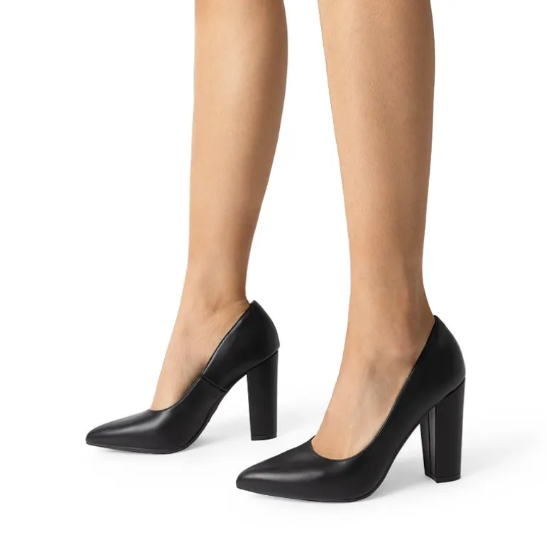Women’s Classic Chunky Heel Dress Pumps