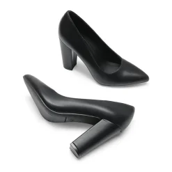 Women’s Classic Chunky Heel Dress Pumps