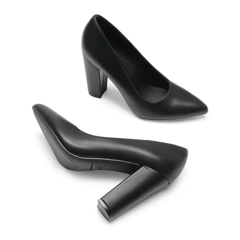 Women’s Classic Chunky Heel Dress Pumps