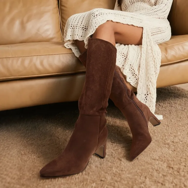 Women’s Classic Knee-High Block Boots