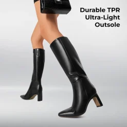 Women’s Classic Knee-High Block Boots