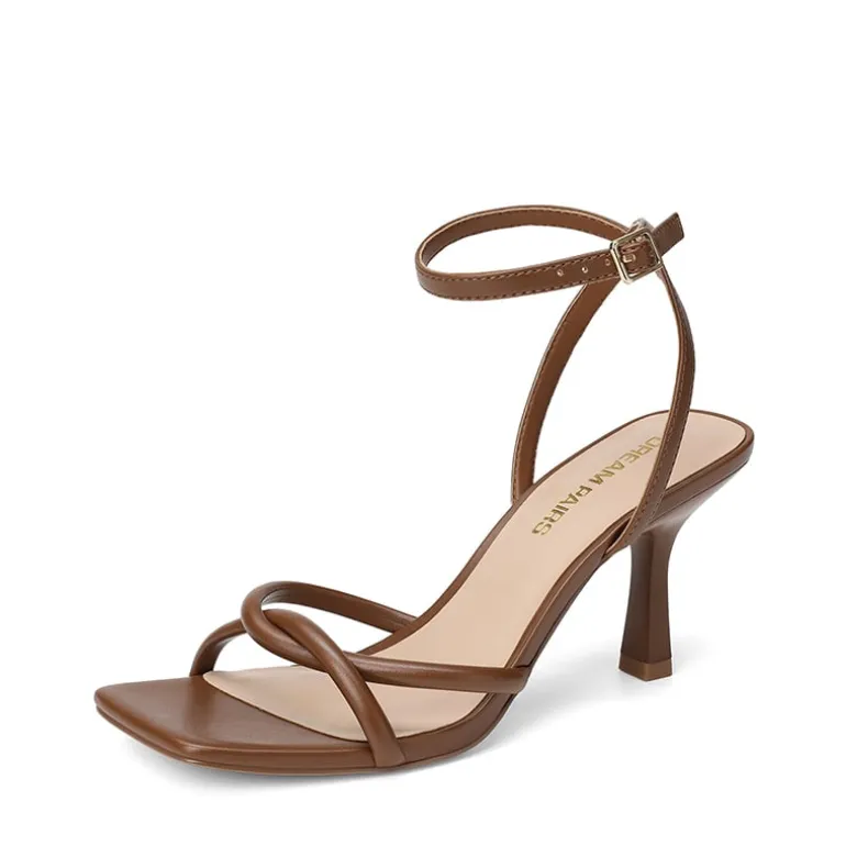 Women's Cross-Knot Heeled Sandals