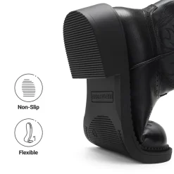 Women's Cushioned Western Slip-on Boots