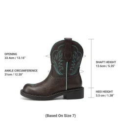 Women's Cushioned Western Slip-on Boots