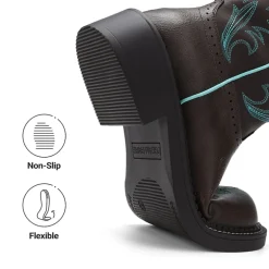 Women's Cushioned Western Slip-on Boots
