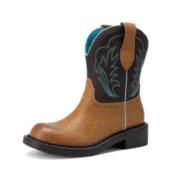 Women's Cushioned Western Slip-on Boots