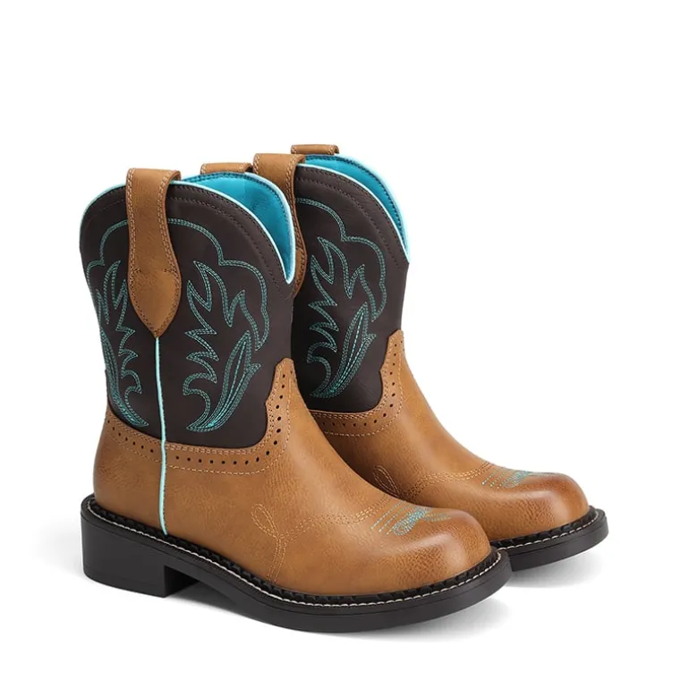 Women's Cushioned Western Slip-on Boots