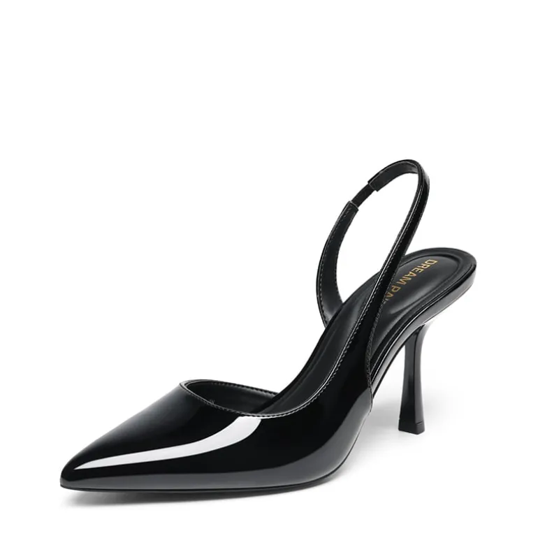 Women’s D'Orsay Pointed Toe Slingback Stiletto Heels