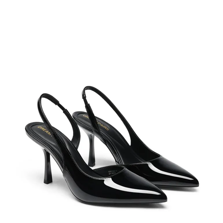 Women’s D'Orsay Pointed Toe Slingback Stiletto Heels