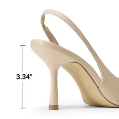 Women’s D'Orsay Pointed Toe Slingback Stiletto Heels