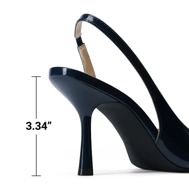 Women’s D'Orsay Pointed Toe Slingback Stiletto Heels