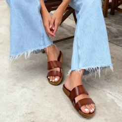 Women’s Double Strap Lightweight Slide Sandals