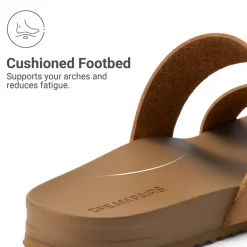 Women’s Double Strap Lightweight Slide Sandals