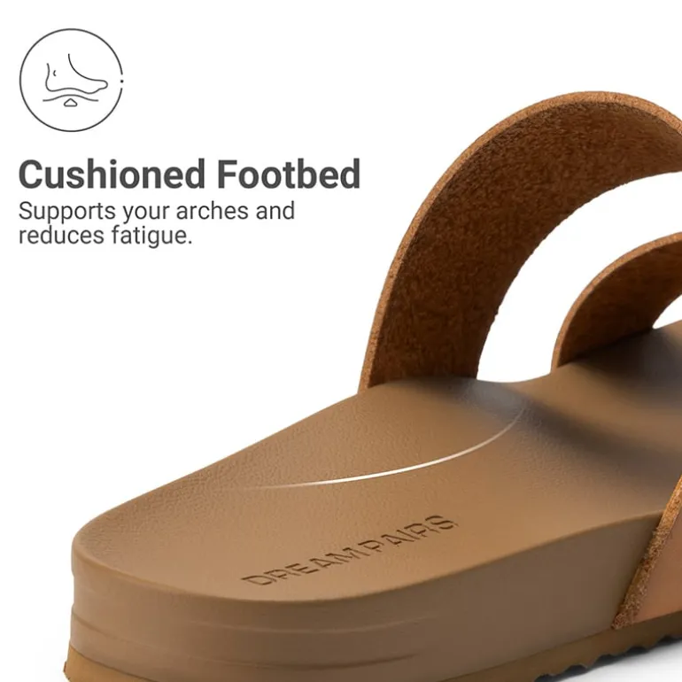 Women’s Double Strap Lightweight Slide Sandals