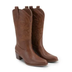 Women’s Embroidered Distressed Cowgirl Boots