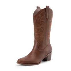 Women’s Embroidered Distressed Cowgirl Boots