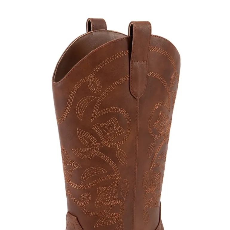 Women’s Embroidered Distressed Cowgirl Boots