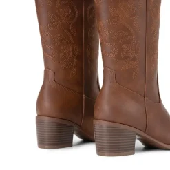 Women’s Embroidered Distressed Cowgirl Boots