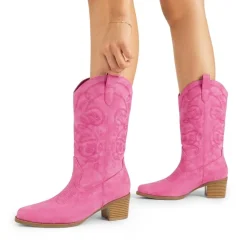 Women’s Embroidered Distressed Cowgirl Boots