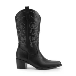 Women’s Embroidered Distressed Cowgirl Boots