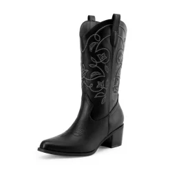 Women’s Embroidered Distressed Cowgirl Boots