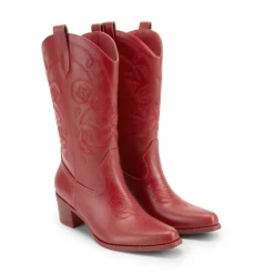 Women’s Embroidered Distressed Cowgirl Boots