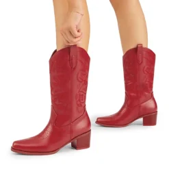 Women’s Embroidered Distressed Cowgirl Boots