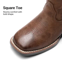 Women's Embroidered Mid-Calf Cowboy Boots