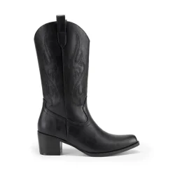 Women’s Embroidered Mid-Calf Cowboy Boots