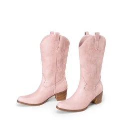Women’s Embroidered Mid-Calf Cowboy Boots