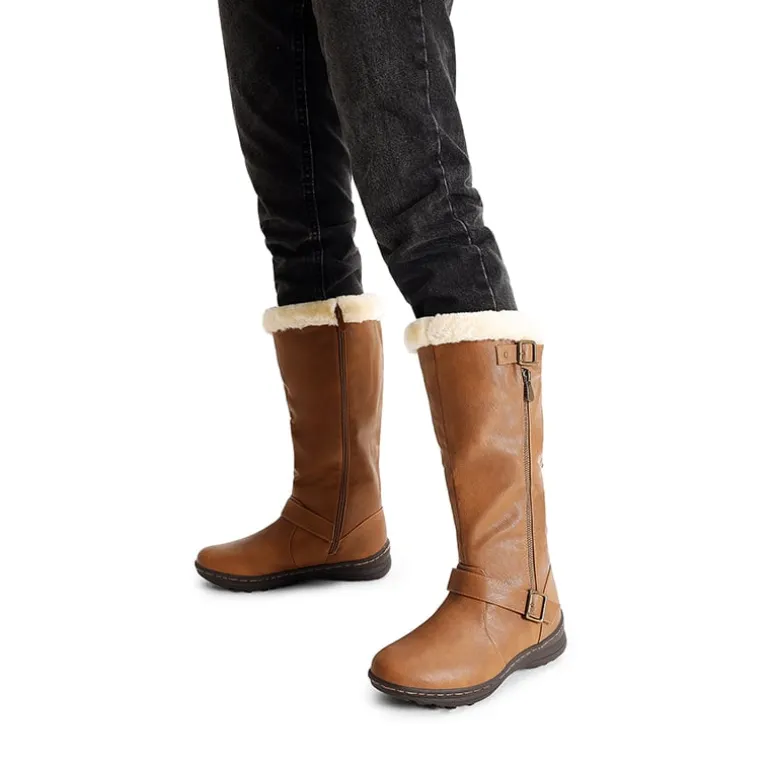 Women’s Faux Fur Lined Knee-High Boots