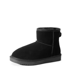 Women’s Faux Fur Slip-On Ankle Boots