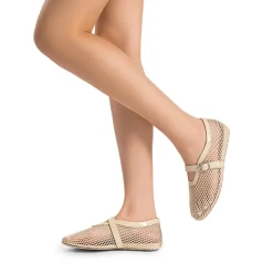 Women's Fishnet Ballet Flats