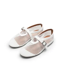 Women's Fishnet Ballet Flats