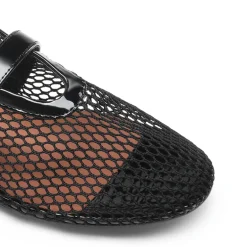 Women's Fishnet Ballet Flats