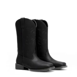 Women’s Flame Embroidered Cowboy Boots