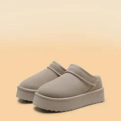 Women’s Genuine Suede Platform Slippers