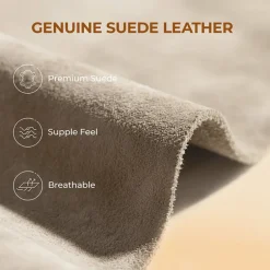 Women’s Genuine Suede Platform Slippers