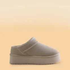 Women’s Genuine Suede Platform Slippers