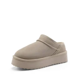 Women’s Genuine Suede Platform Slippers